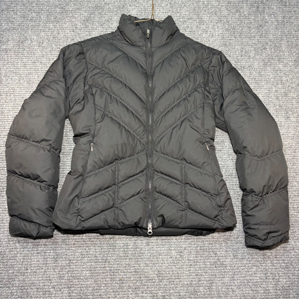 Patagonia Down With It Jacket Womens Medium Black Puffer Goosedown 28425F7